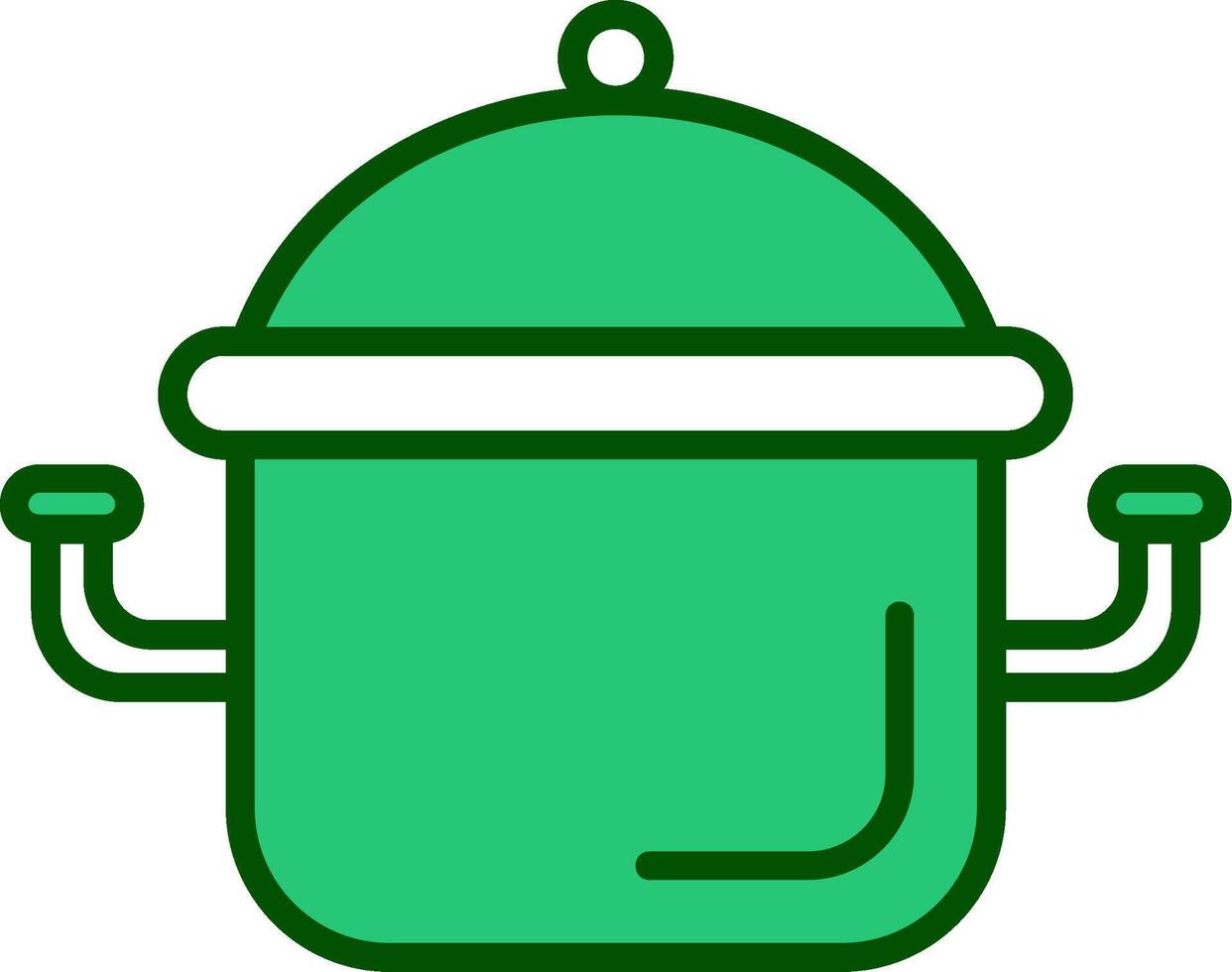 icono de vector de olla de cocina