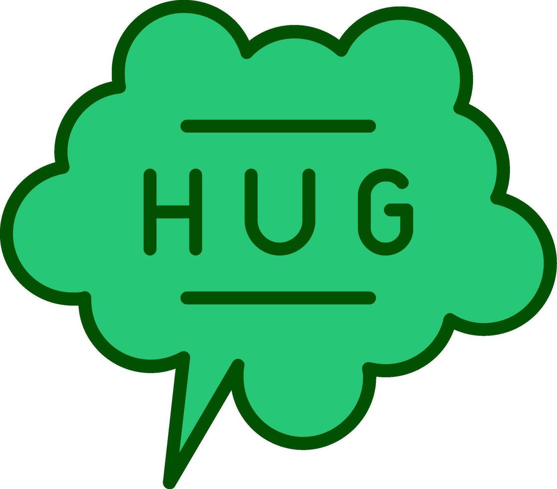 Hug Vector Icon