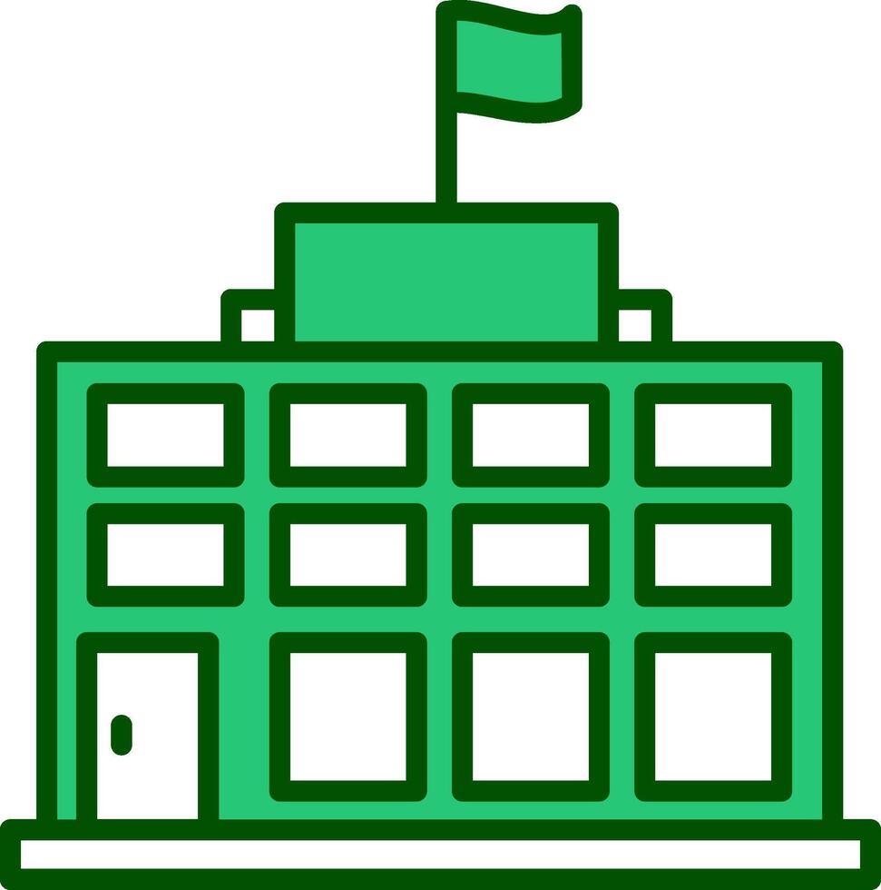 Embassy Vector Icon