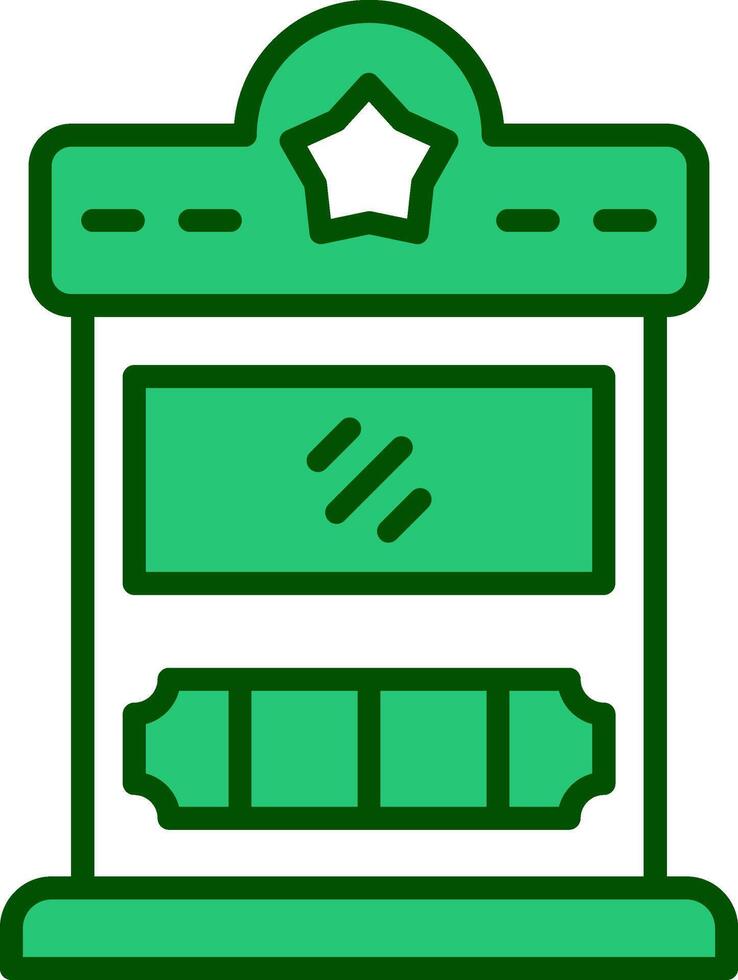 Ticket Box Vector Icon