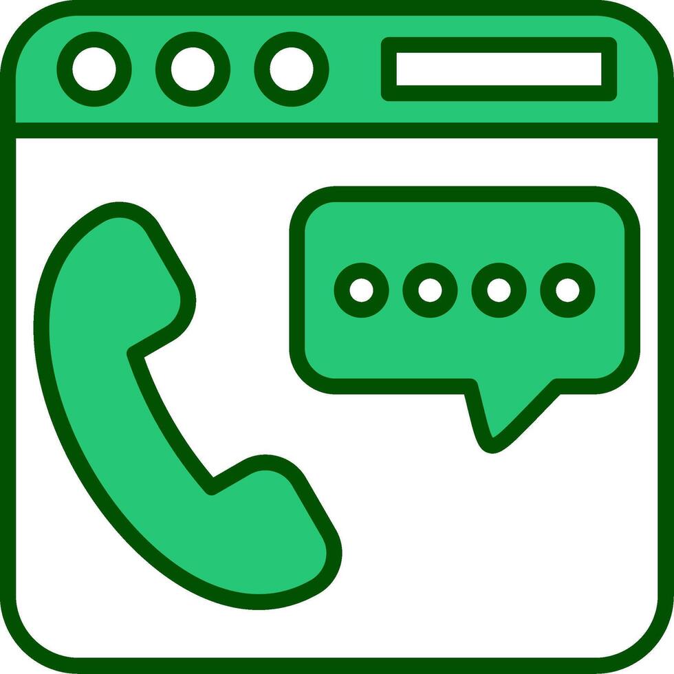 Phone Chat Vector Icon