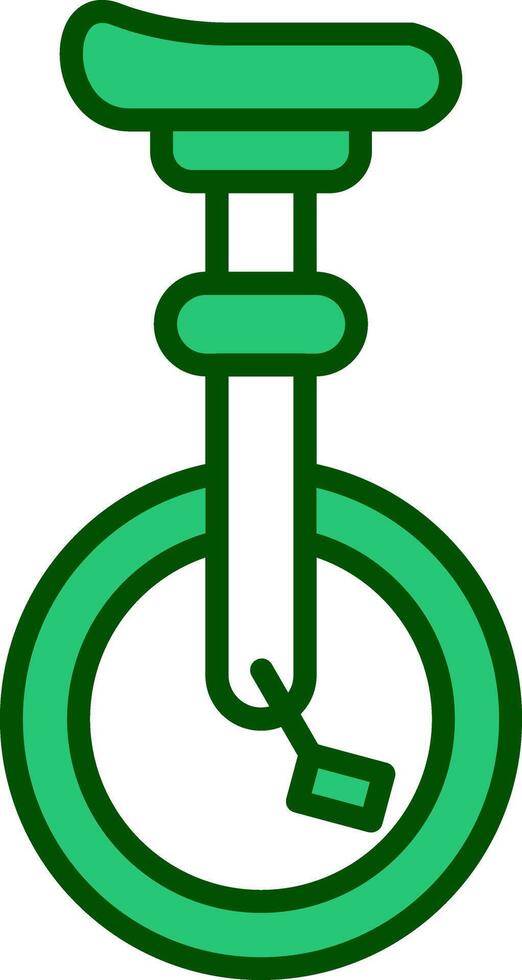 Unicycle Vector Icon