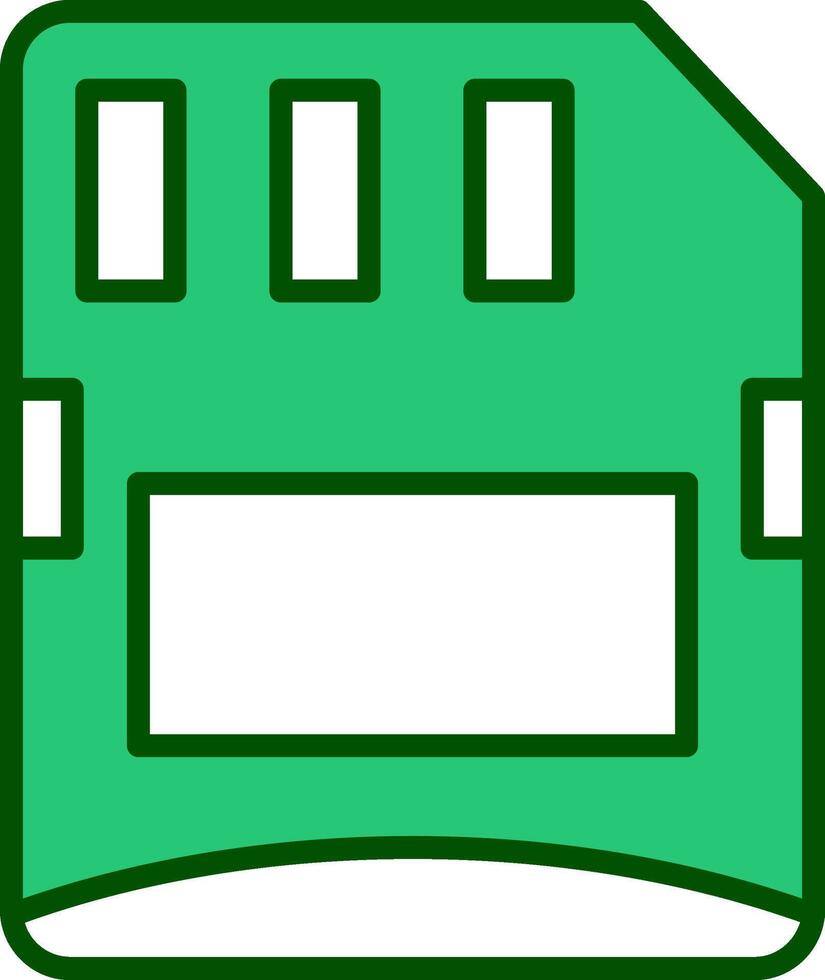 Micro sd card Vector Icon