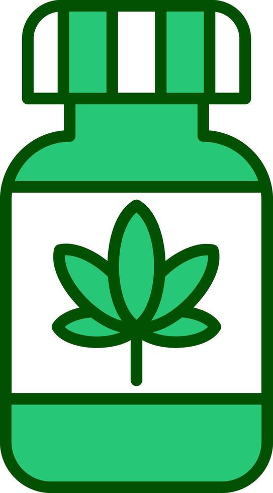 Cannabis oil Vector Icon