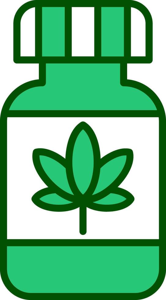 Cannabis oil Vector Icon