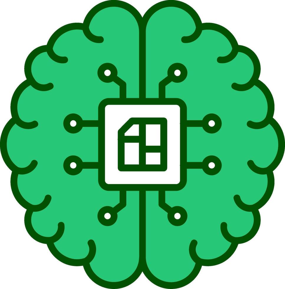 Artificial Intelligence Vector Icon