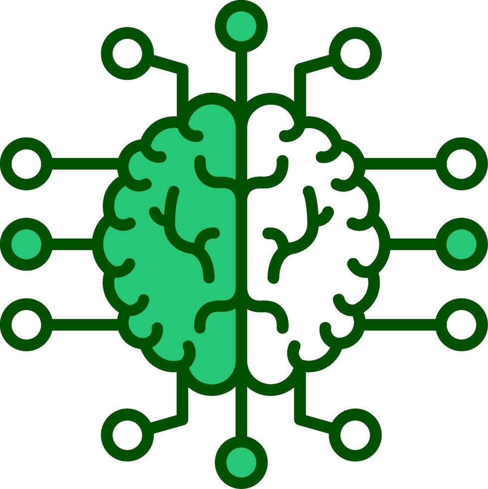 Artificial Intelligence Vector Icon
