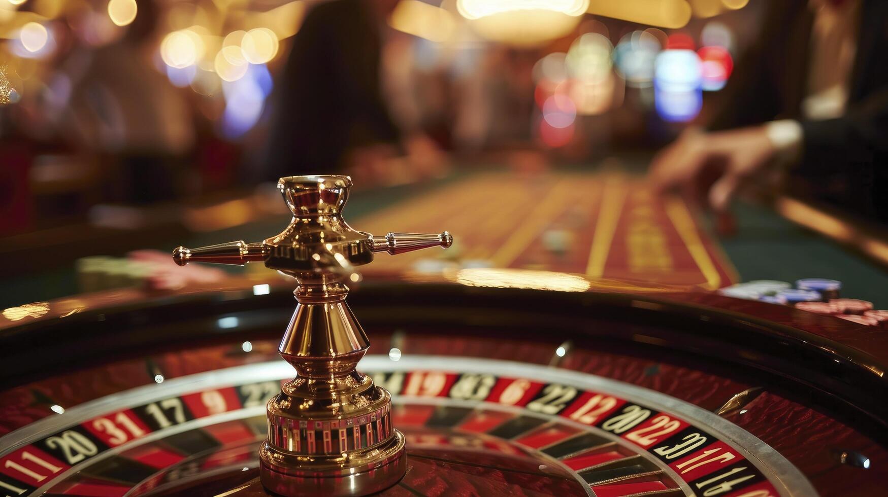 AI generated People addicted to gambling, roulette, horse racing slot machines blackjack, poker photo