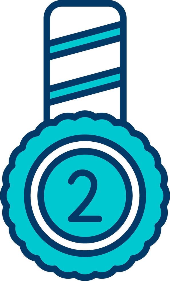 Second Place Vector Icon