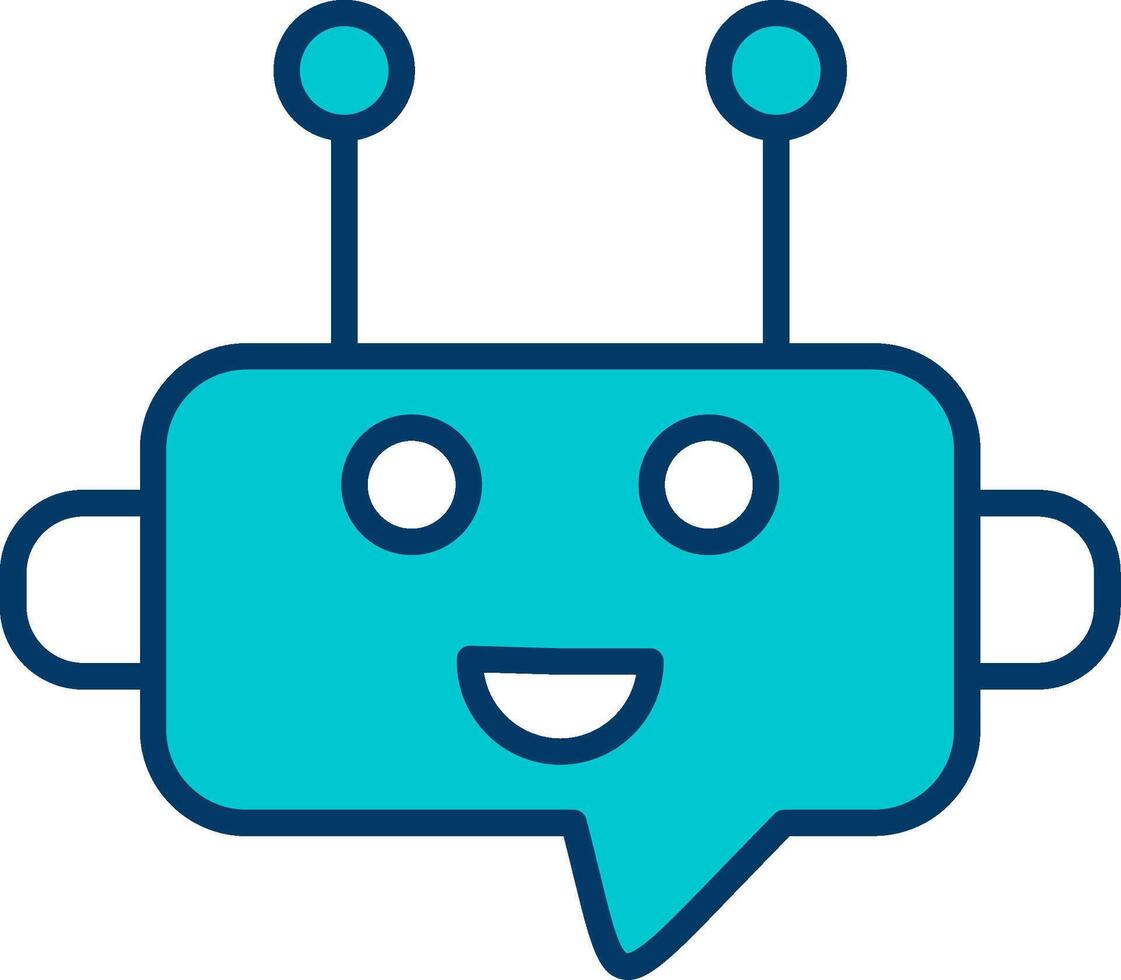 Robot Chat Vector Icon