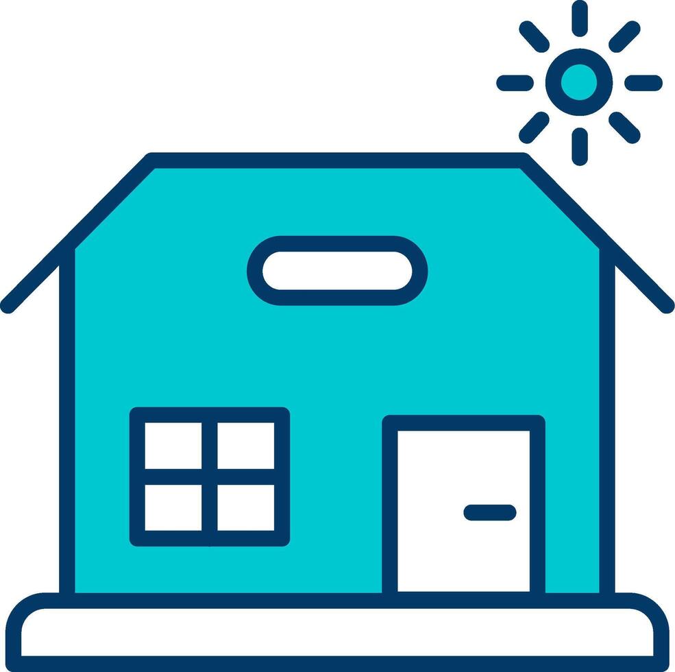 Beach House Vector Icon