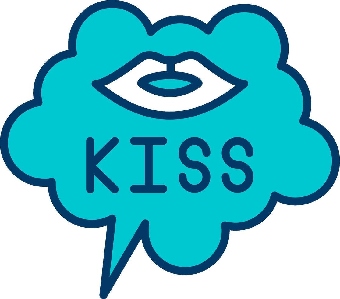 Kiss Vector Icon