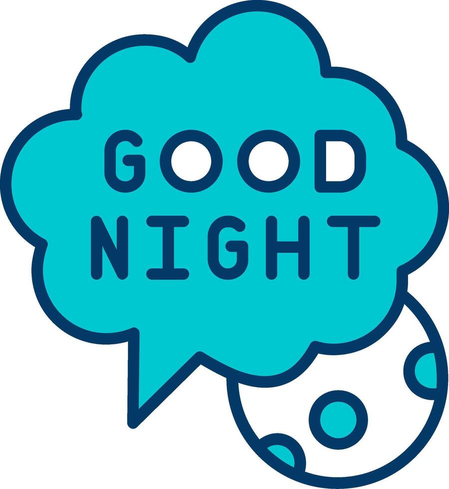 Good Night Vector Icon