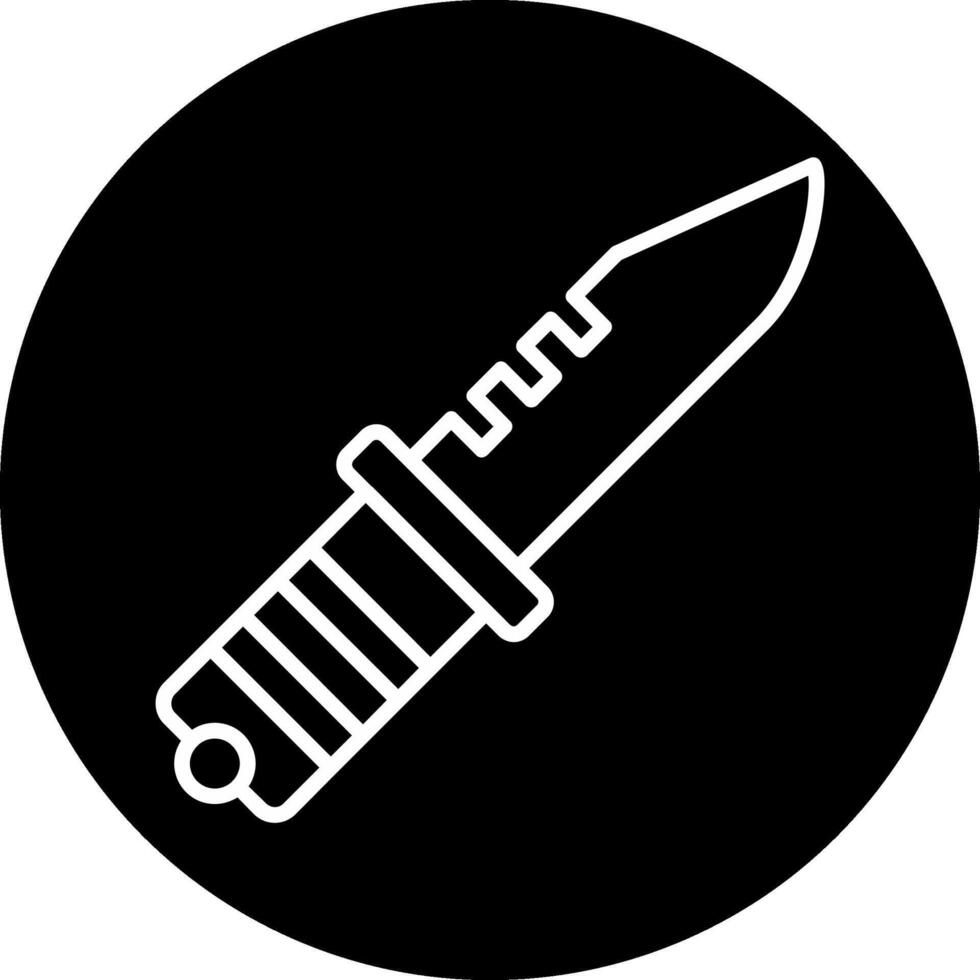 icono de vector de cuchillo