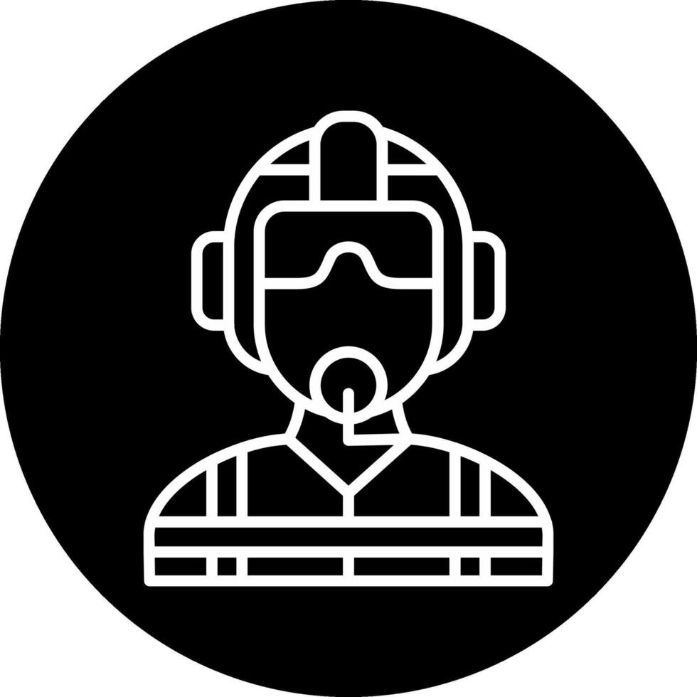 icono de vector piloto