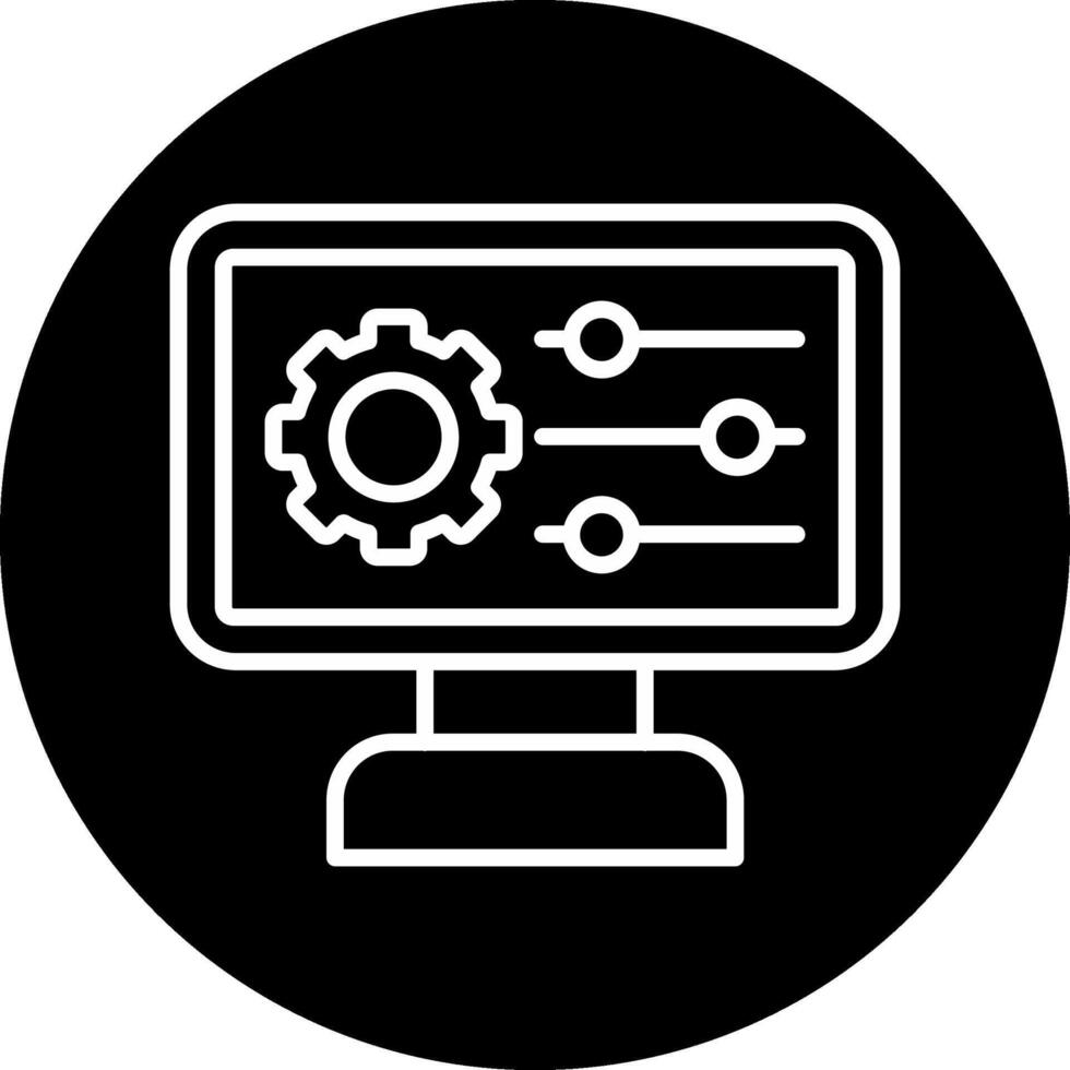 icono de vector de configuración