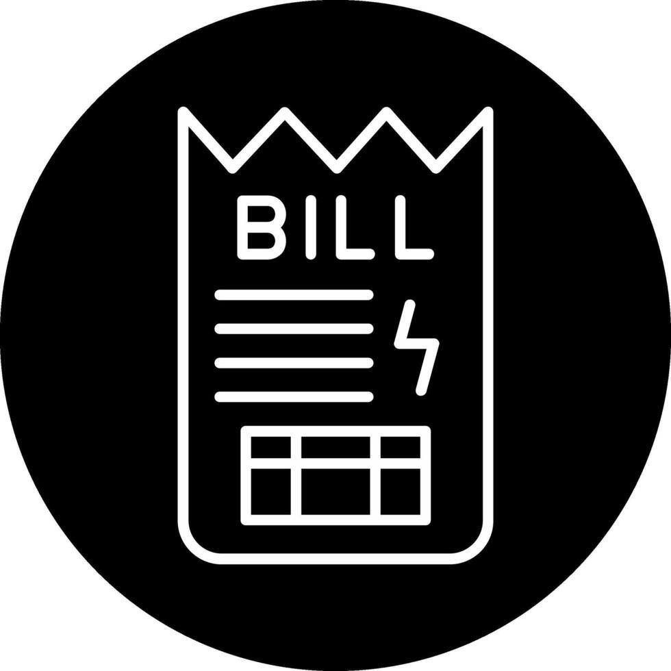 Bill Vector Icon