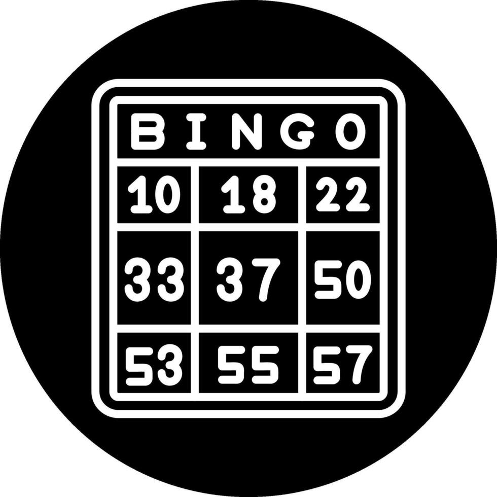 Bingo Vector Icon