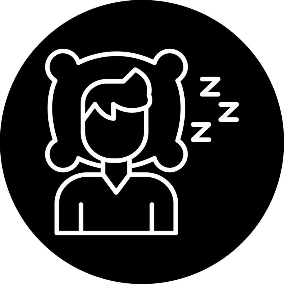 insomnio vector icono