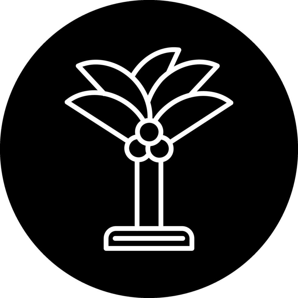 icono de vector de árbol de Palma