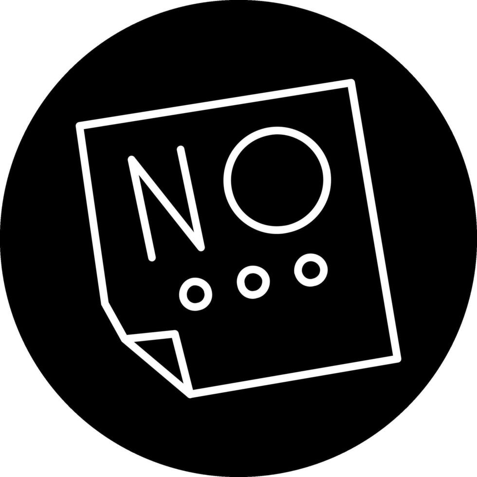 Say No Vector Icon