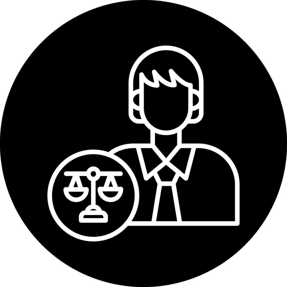 Lawyer Vector Icon