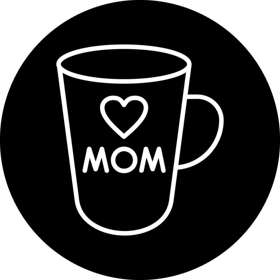 icono de vector de taza