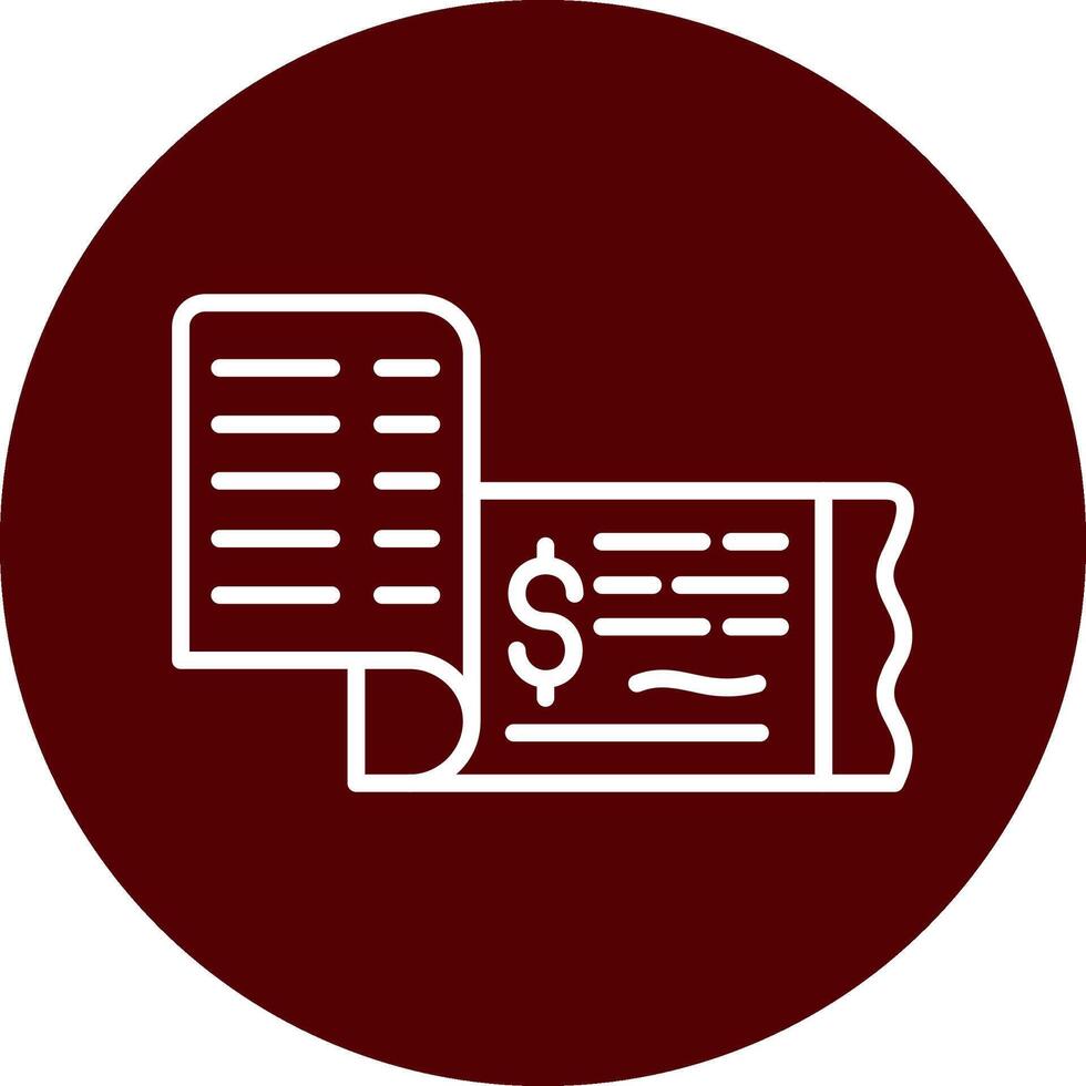 Cheque Vector Icon