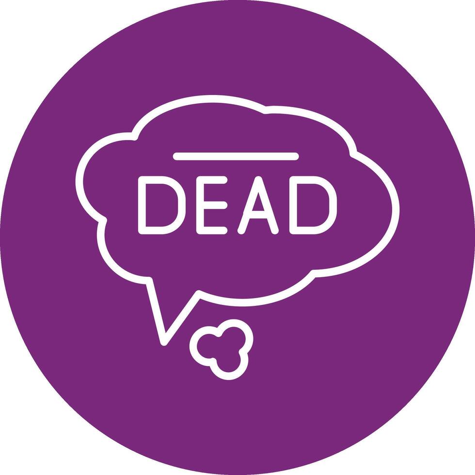 Dead Vector Icon