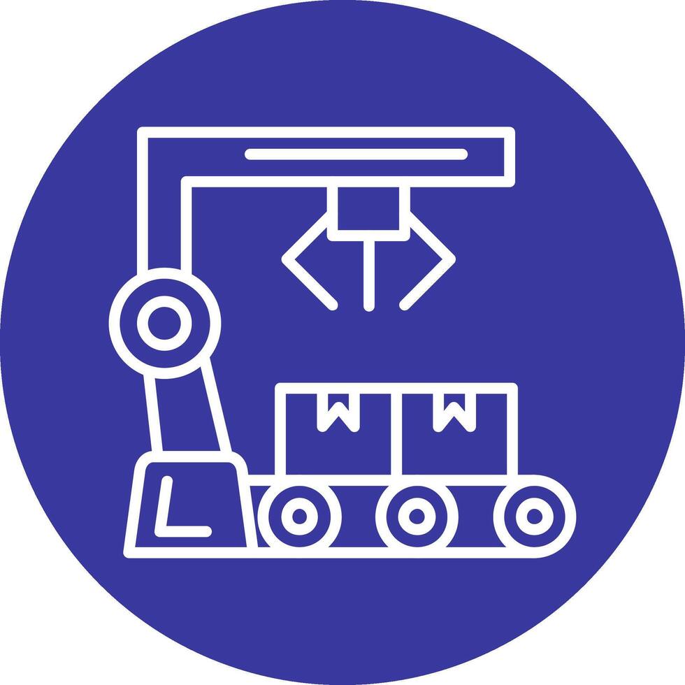 icono de vector de producción