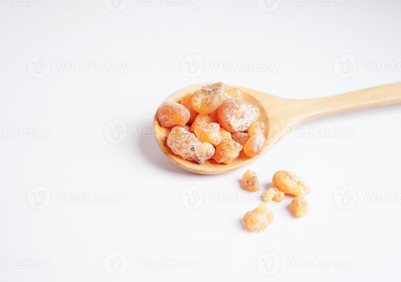 Frankincense or olibanum aromatic resin used in incense and perfumes. photo