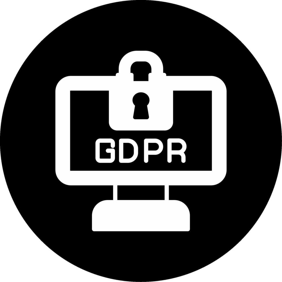 gdpr vector icono