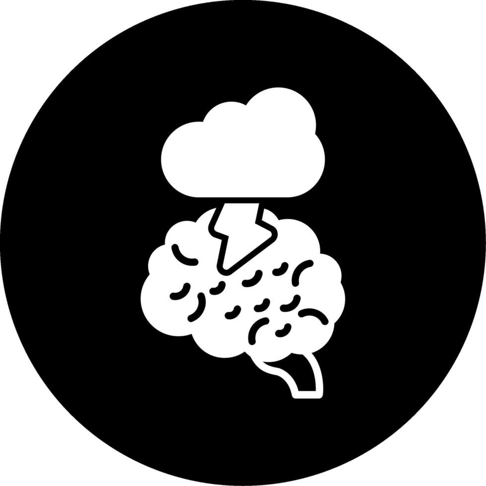 icono de vector de lluvia de ideas