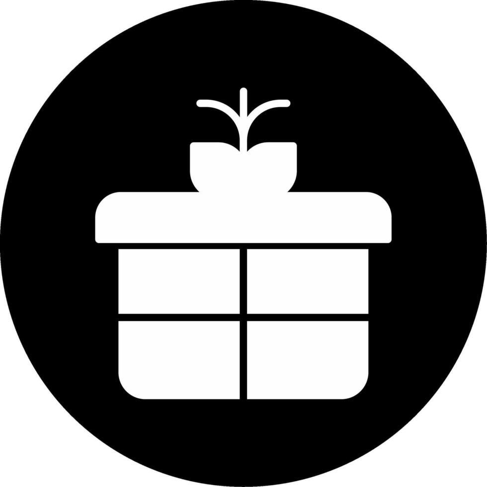 icono de vector de caja de regalo