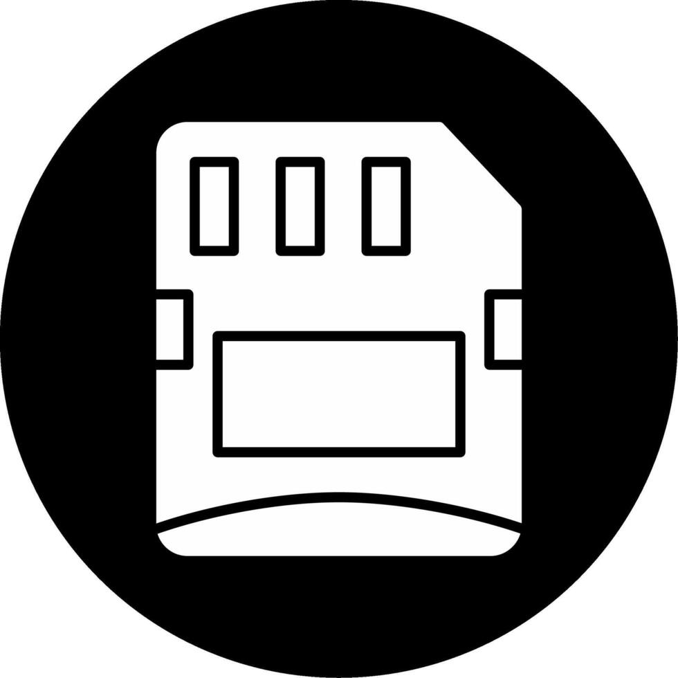 Micro sd card Vector Icon