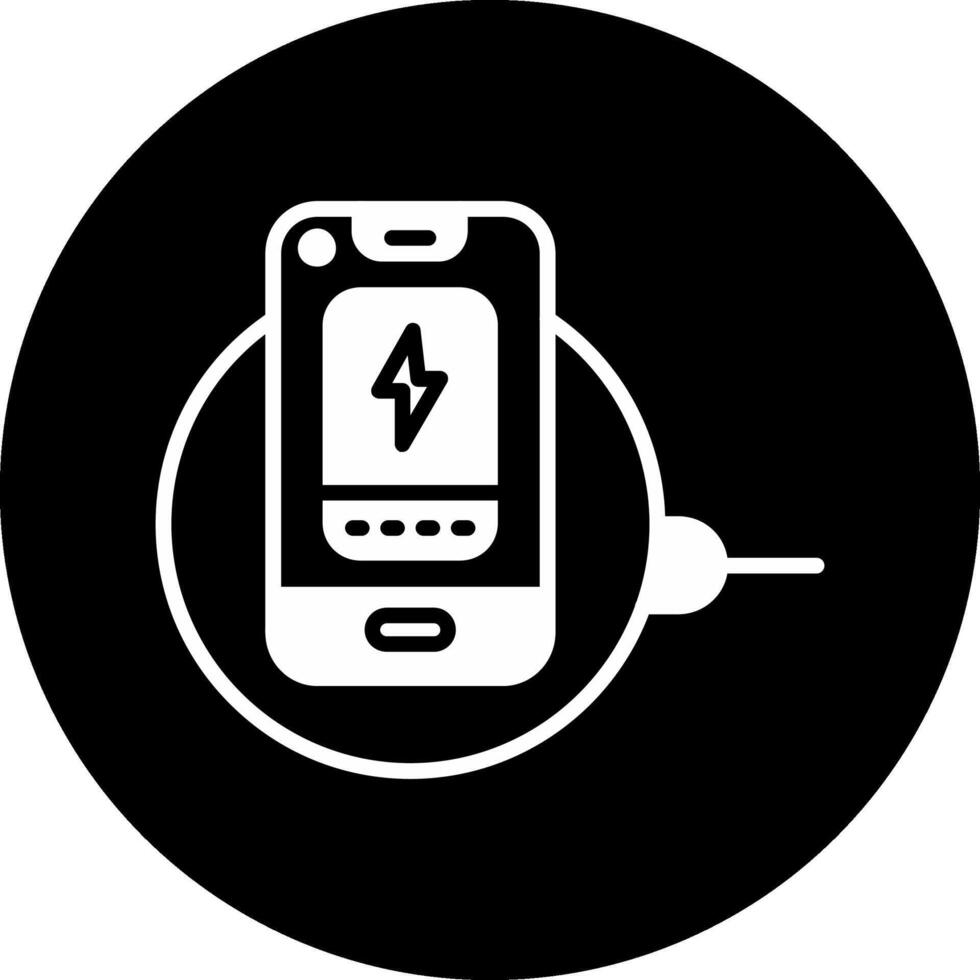 Wireless Charger Vector Icon