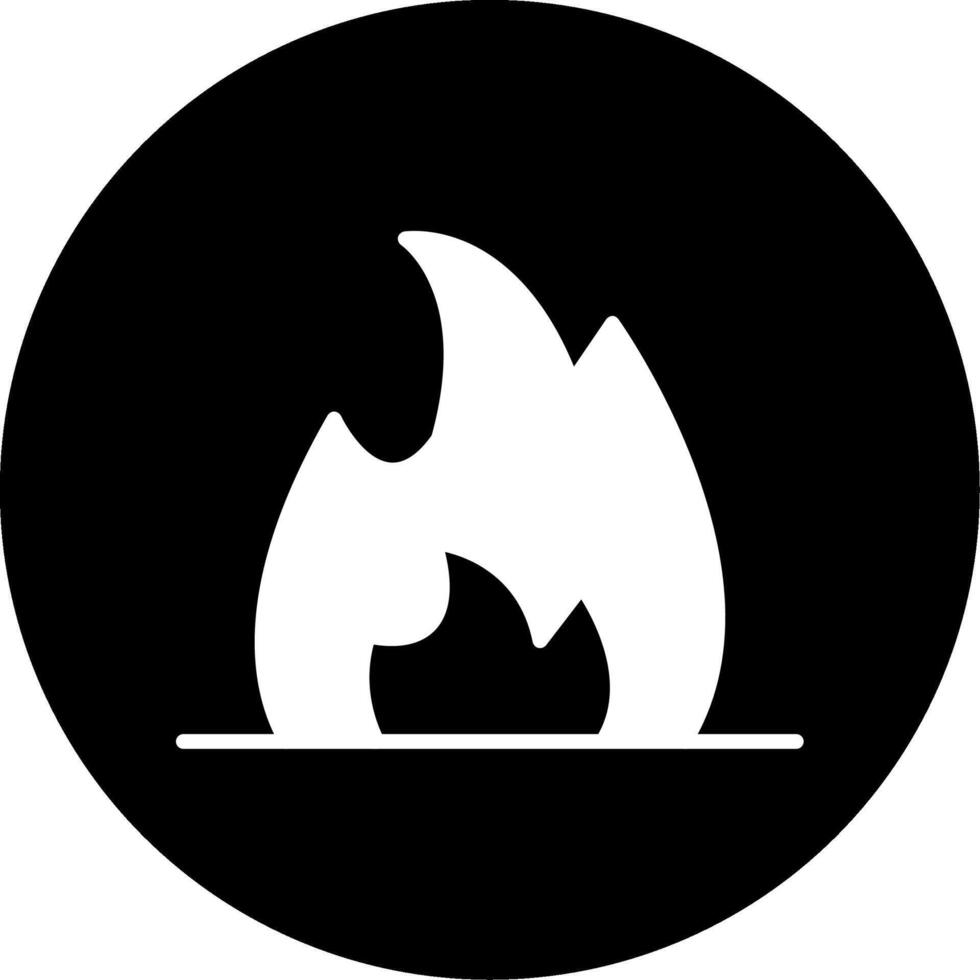 icono de vector de fuego