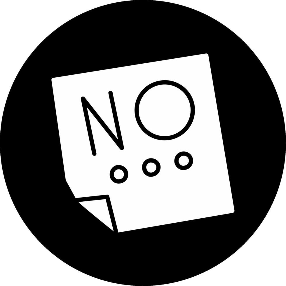 Say No Vector Icon