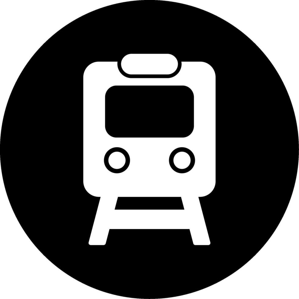 icono de vector de tren