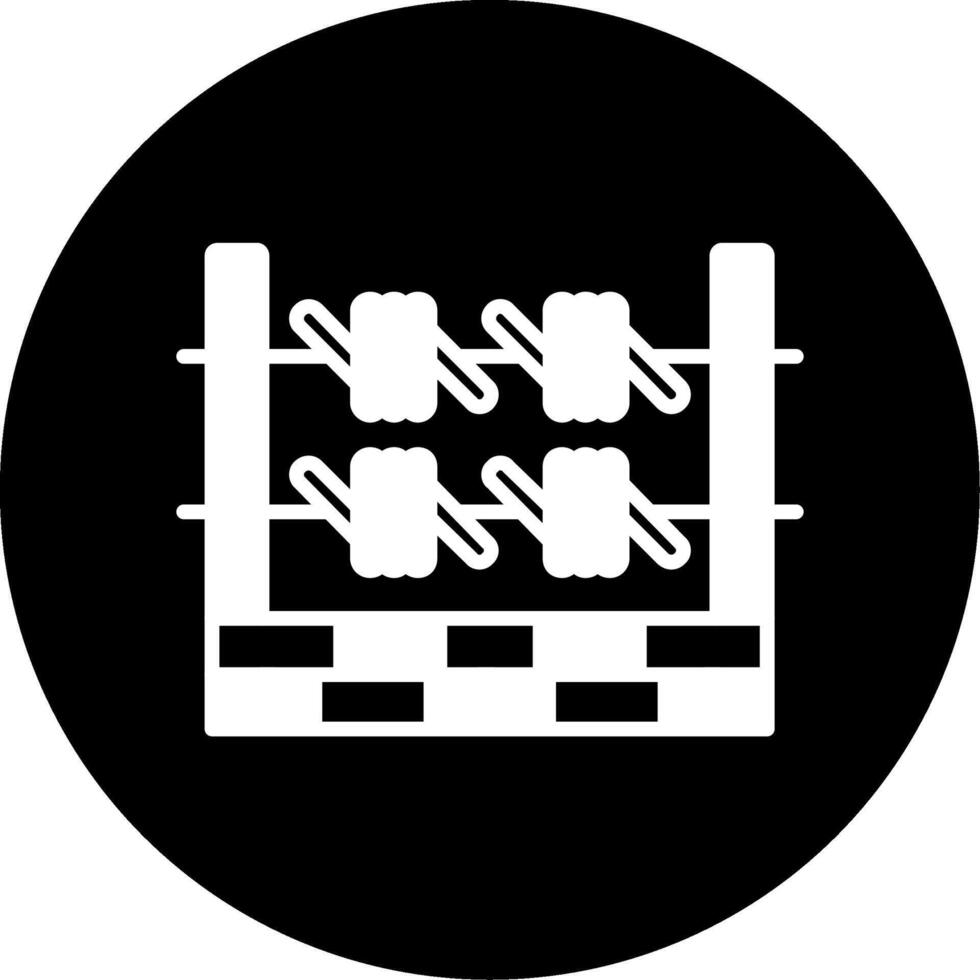 Barbed Wire Vector Icon