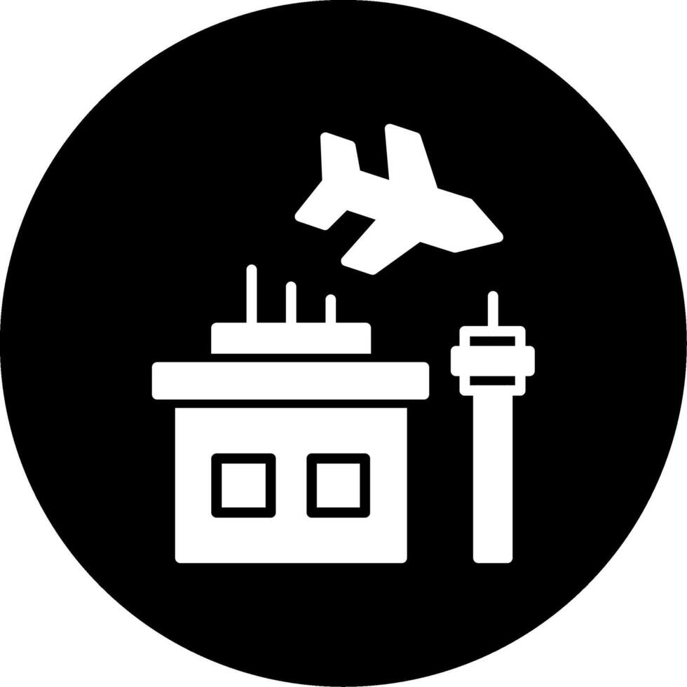 icono de vector de aeropuerto