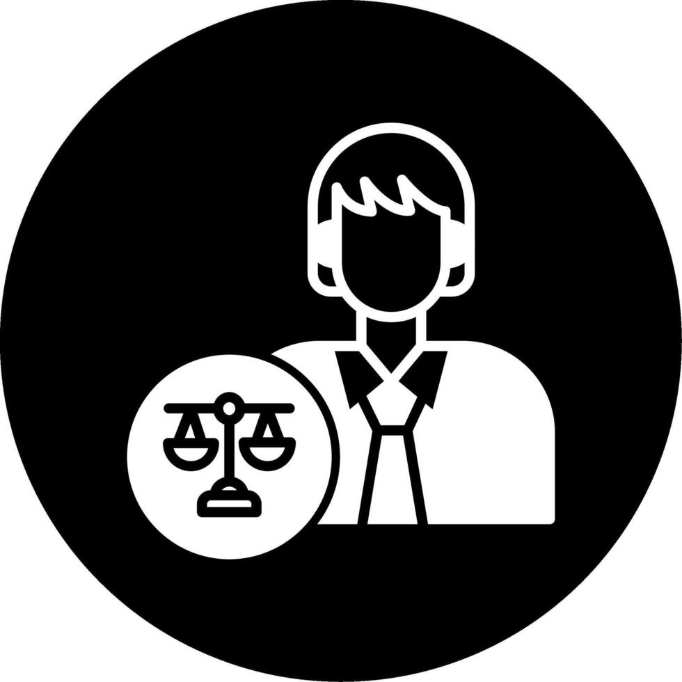 Lawyer Vector Icon