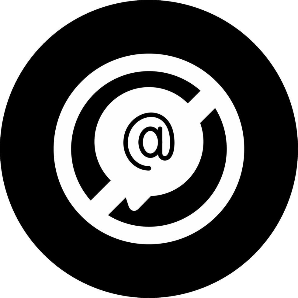 No Chat Vector Icon
