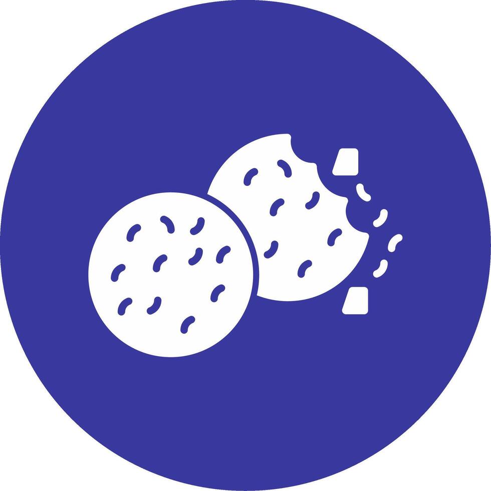 icono de vector de galletas