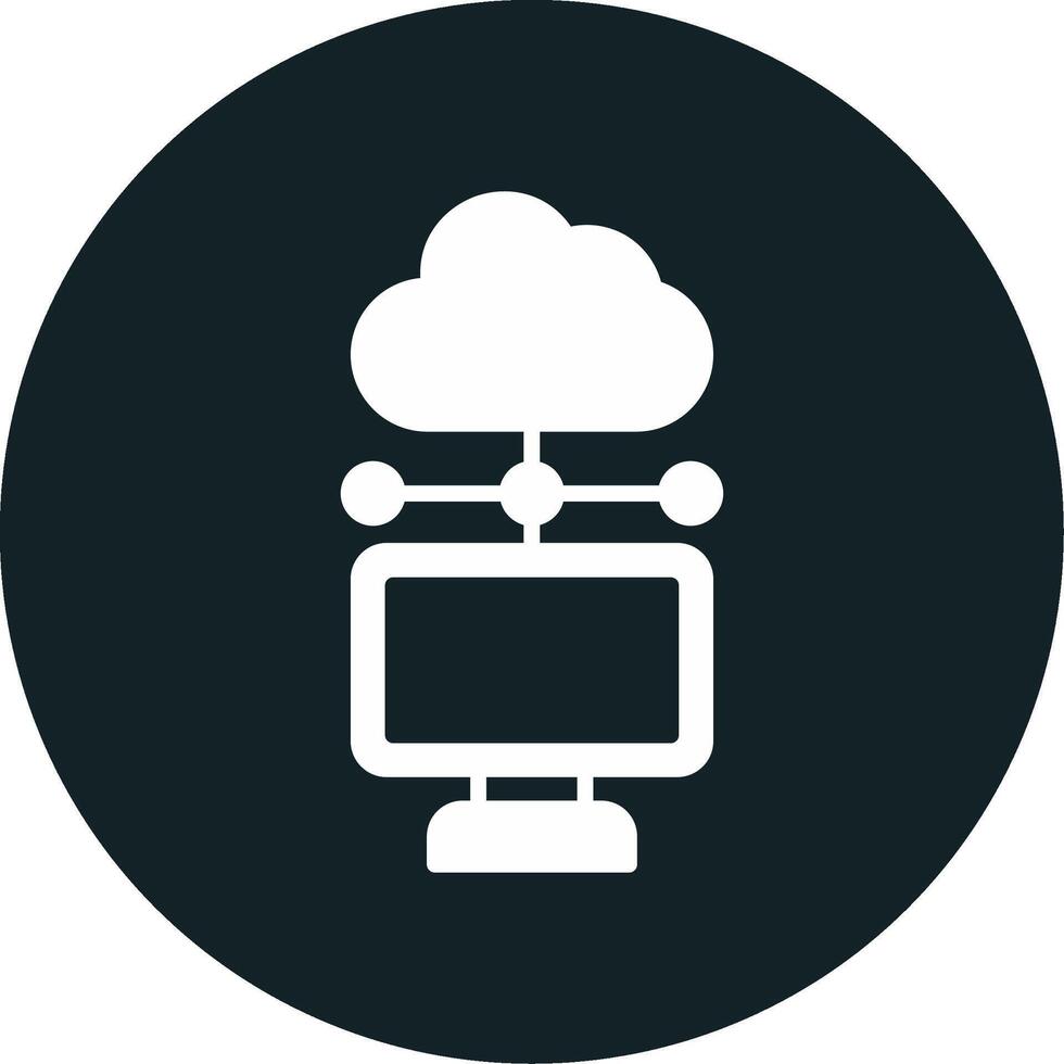 Cloud Computing Vector Icon