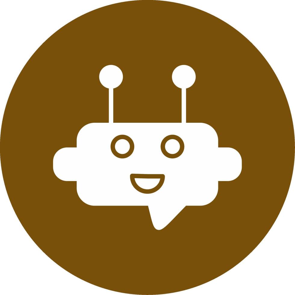 Robot Chat Vector Icon