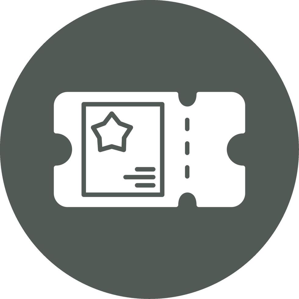 Ticket Vector Icon