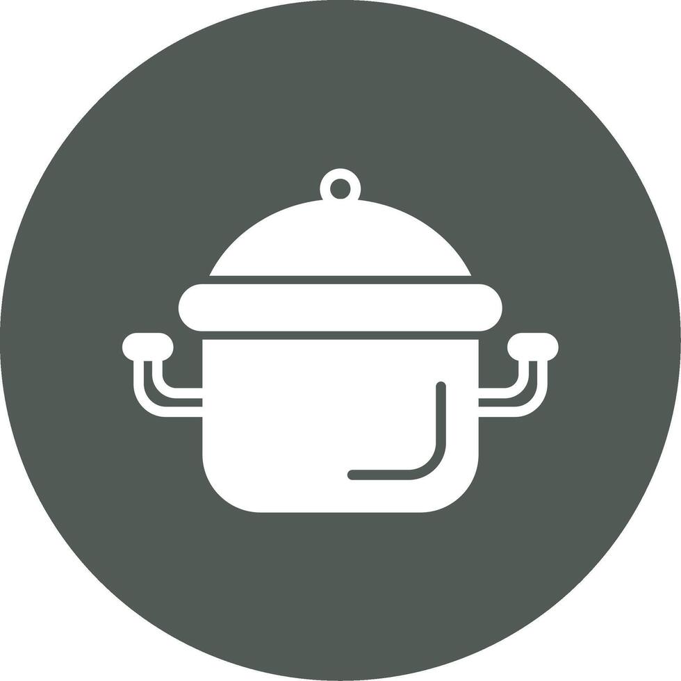 icono de vector de olla de cocina