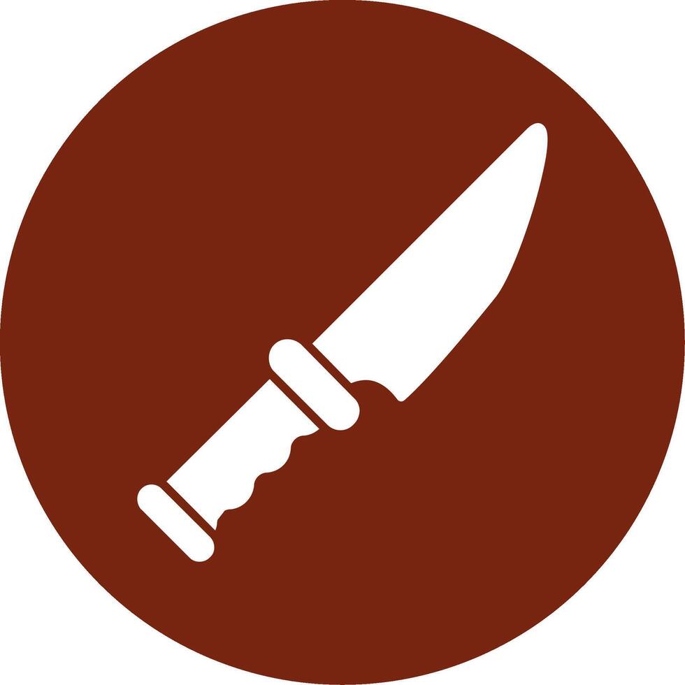 icono de vector de cuchillo