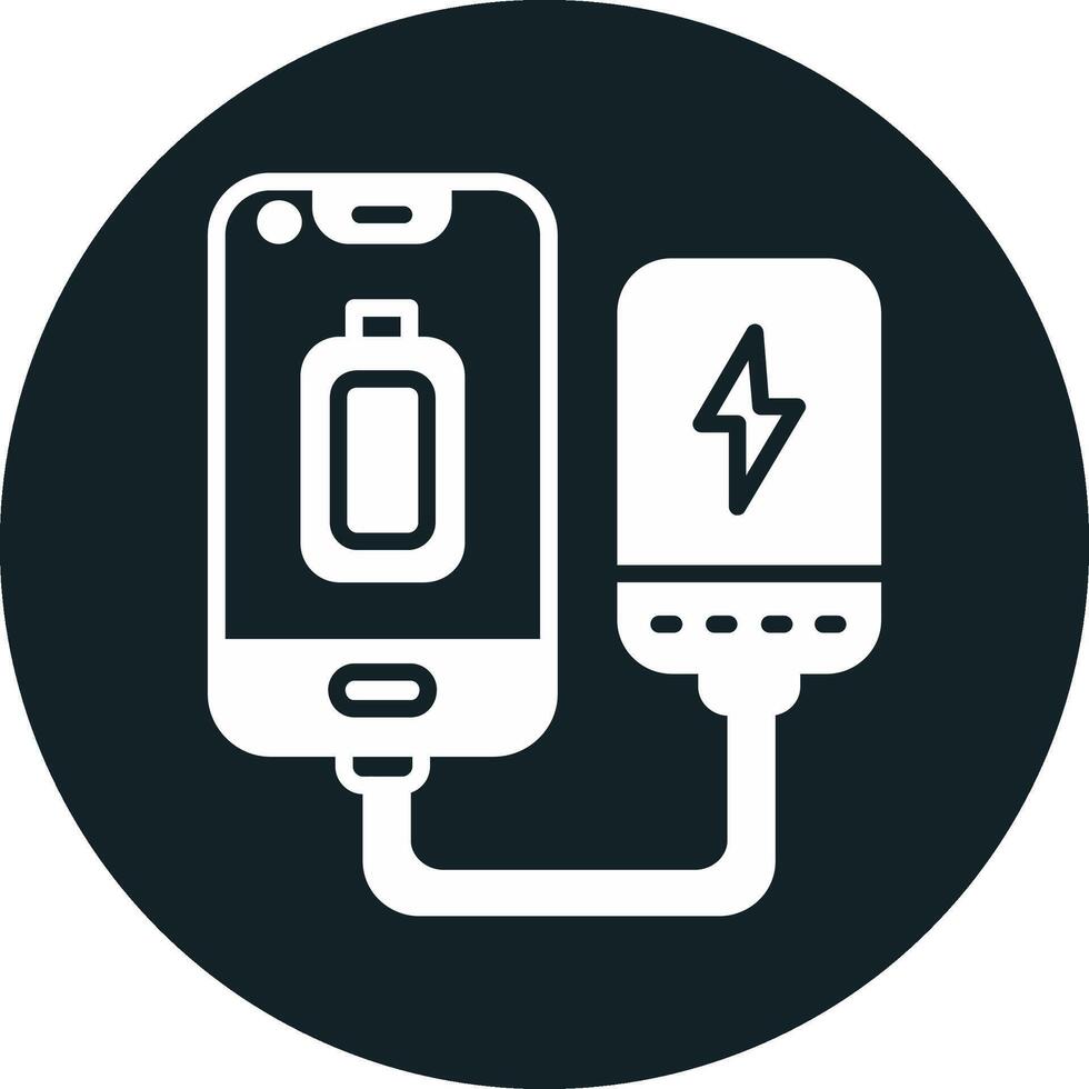 Portable Battery Vector Icon